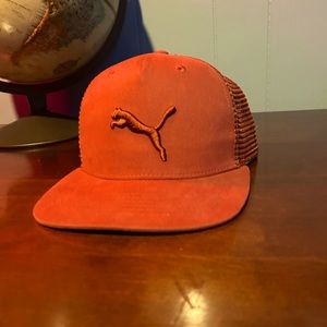 Burnt Orange SnapBack Puma hat. Never worn